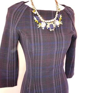 Plaid Navy/Purple 💙/💜 Dress 👗 XXS